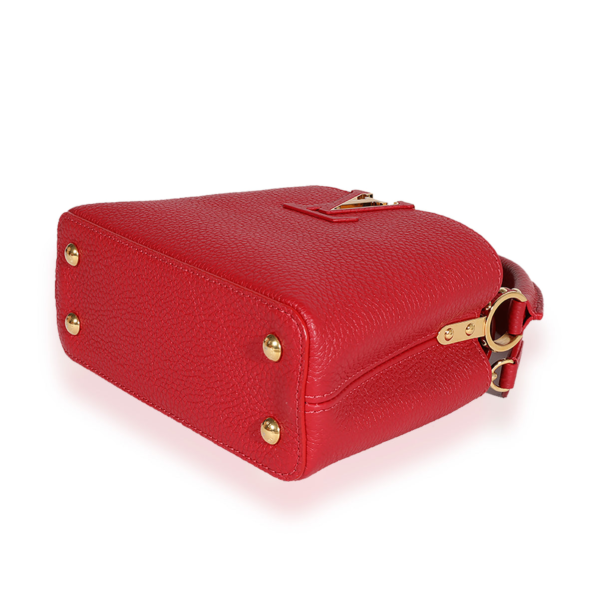 Louis Vuitton Scarlet Taurillon Capucines Mini