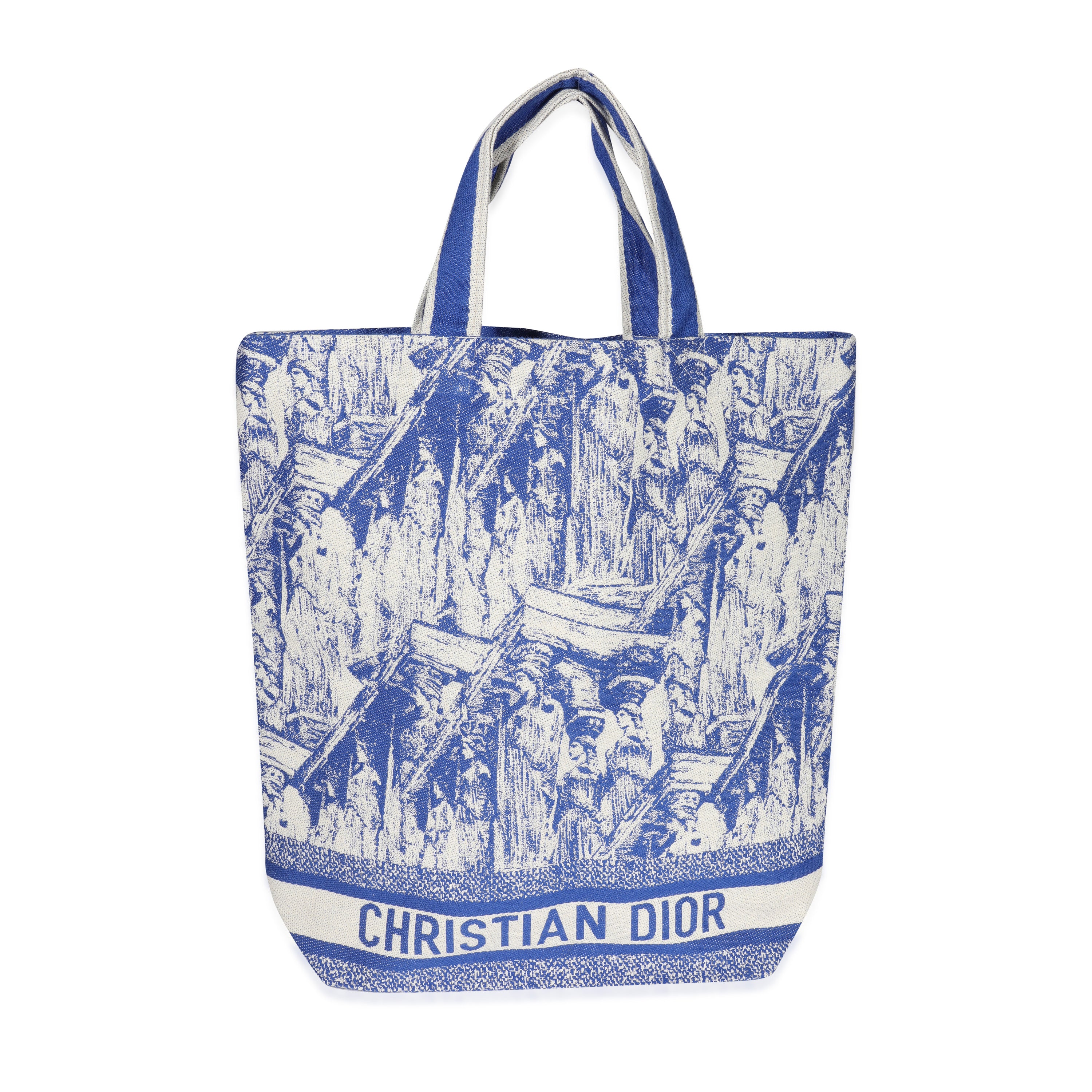 Dior Blue Cruise 2022 Print Canvas Tote | myGemma | Item #122886