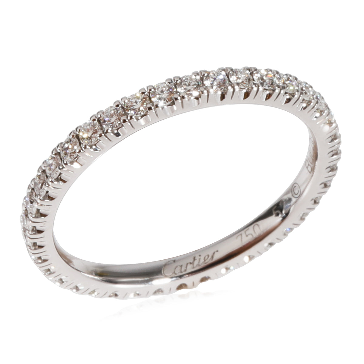 Cartier Etincelle De Cartier Wedding Band in 18k White Gold 0.47 CTW