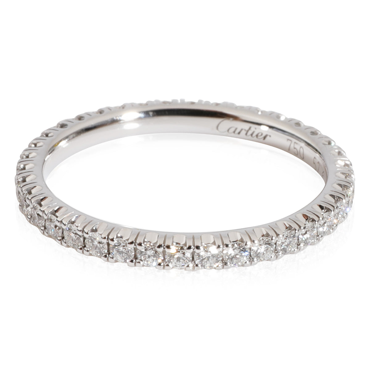 Cartier Etincelle De Cartier Wedding Band in 18k White Gold 0.47 CTW