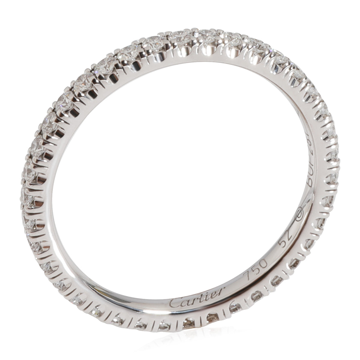 Cartier Etincelle De Cartier Wedding Band in 18k White Gold 0.47 CTW