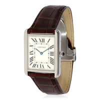 Cartier Tank Solo W1018355 Unisex Watch in  Stainless Steel