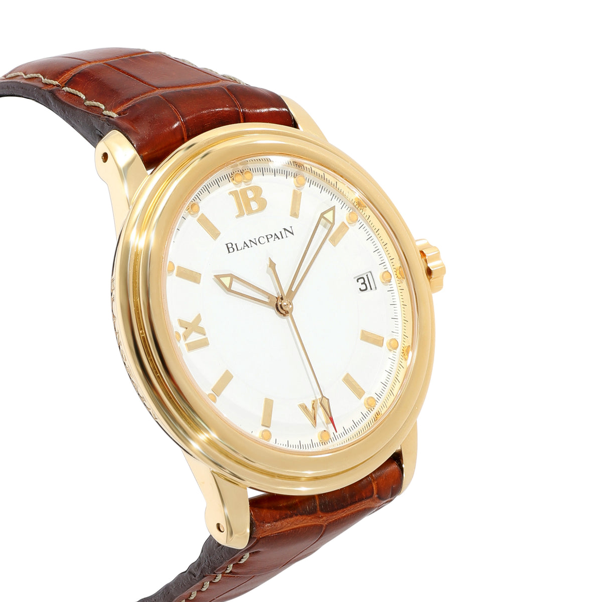 Blancpain Léman Ultra Slim 2100-1418-53 Unisex Watch in  Yellow Gold