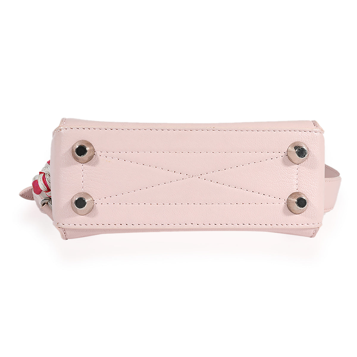 Alexander McQueen Pink Leather Scarf Box Bag