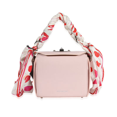 Alexander McQueen Pink Leather Scarf Box Bag