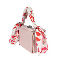 Alexander McQueen Pink Leather Scarf Box Bag