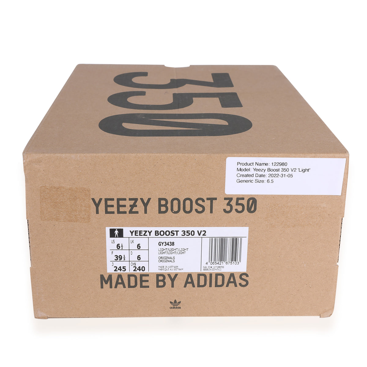 Yeezy Boost 350 V2 'Light' | myGemma | Item #122980 Yeezy Boost 350 V2 'Light' | myGemma | Item #122980