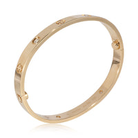 Cartier Love Diamond Bracelet in 18K Yellow Gold 0.42 CTW