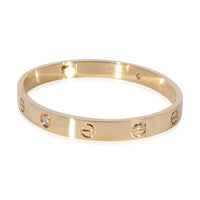 Cartier Love Diamond Bracelet in 18K Yellow Gold 0.42 CTW