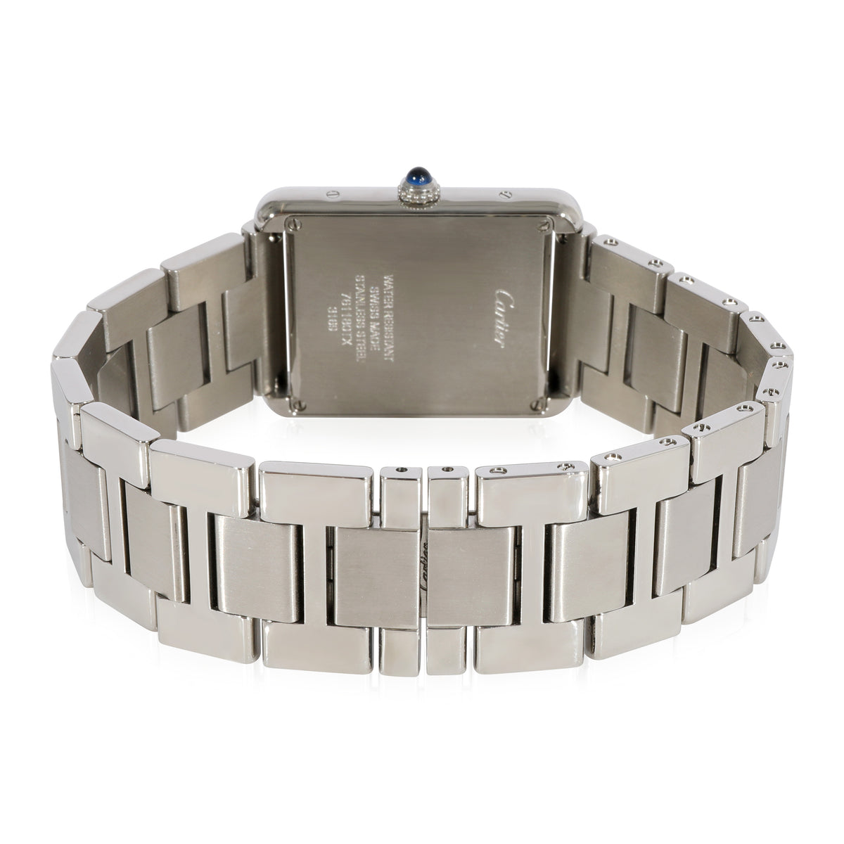 Cartier Tank Solo W5200014 Unisex Watch in  Stainless Steel