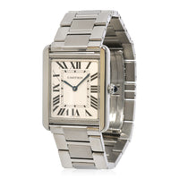 Cartier Tank Solo W5200014 Unisex Watch in  Stainless Steel