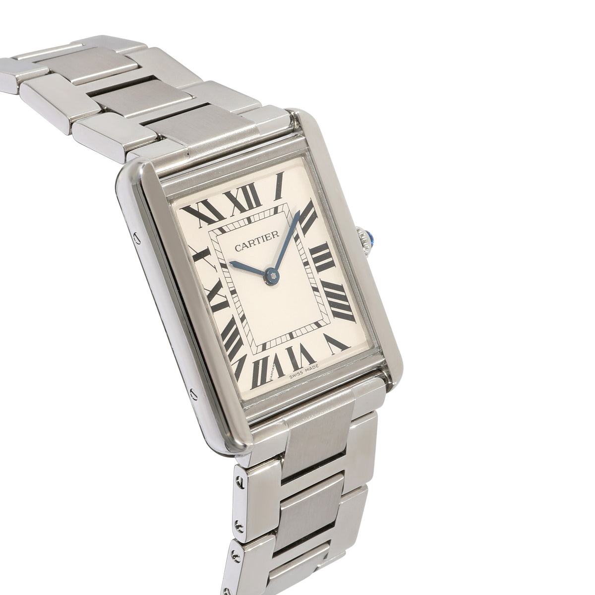 Cartier Tank Solo W5200014 Unisex Watch in  Stainless Steel