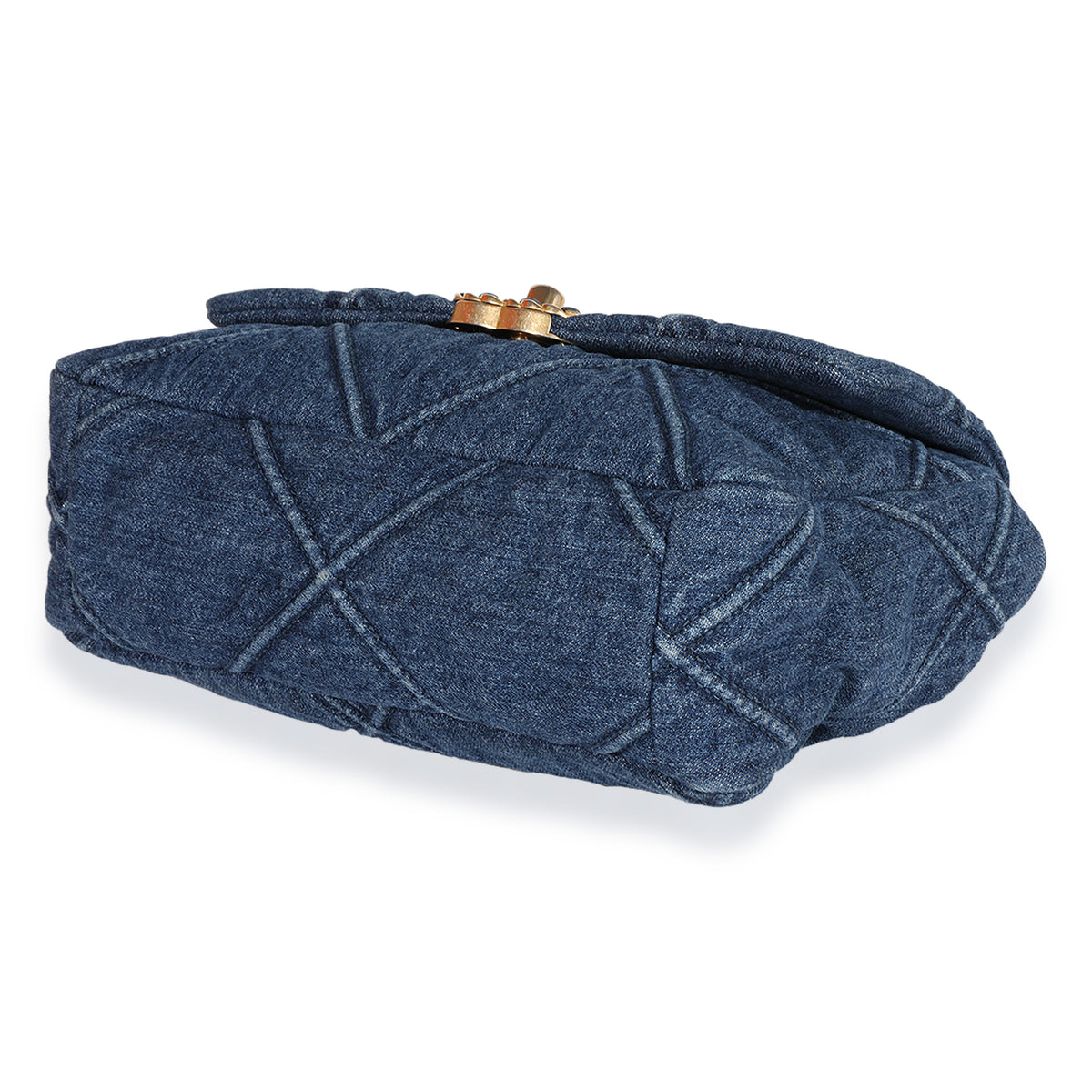Chanel 19 Flap Bag Quilted Tweed Medium at 1stDibs  chanel 19 green bag, chanel  19 bag blue, chanel 19 calfskin crochet flap bag