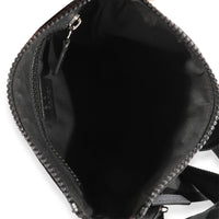 Black GG Nylon Crossbody