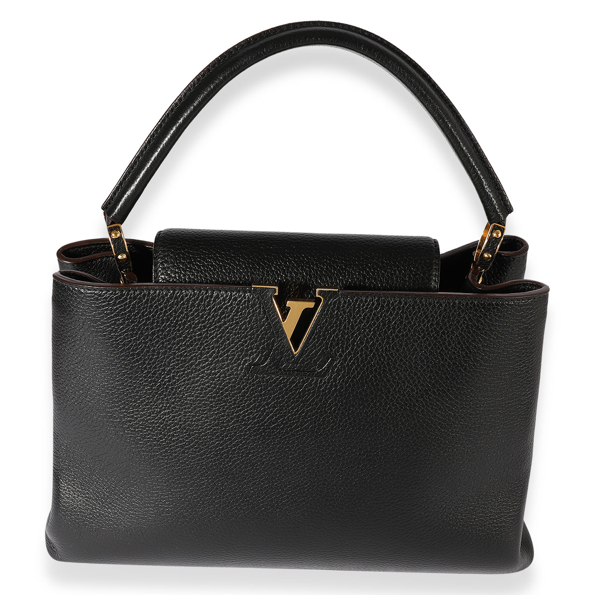 Louis Vuitton Black Taurillon Leather Capucines MM myGemma NL