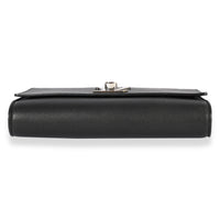 Louis Vuitton Black Taurillon Leather Lockme Short Handle Clutch