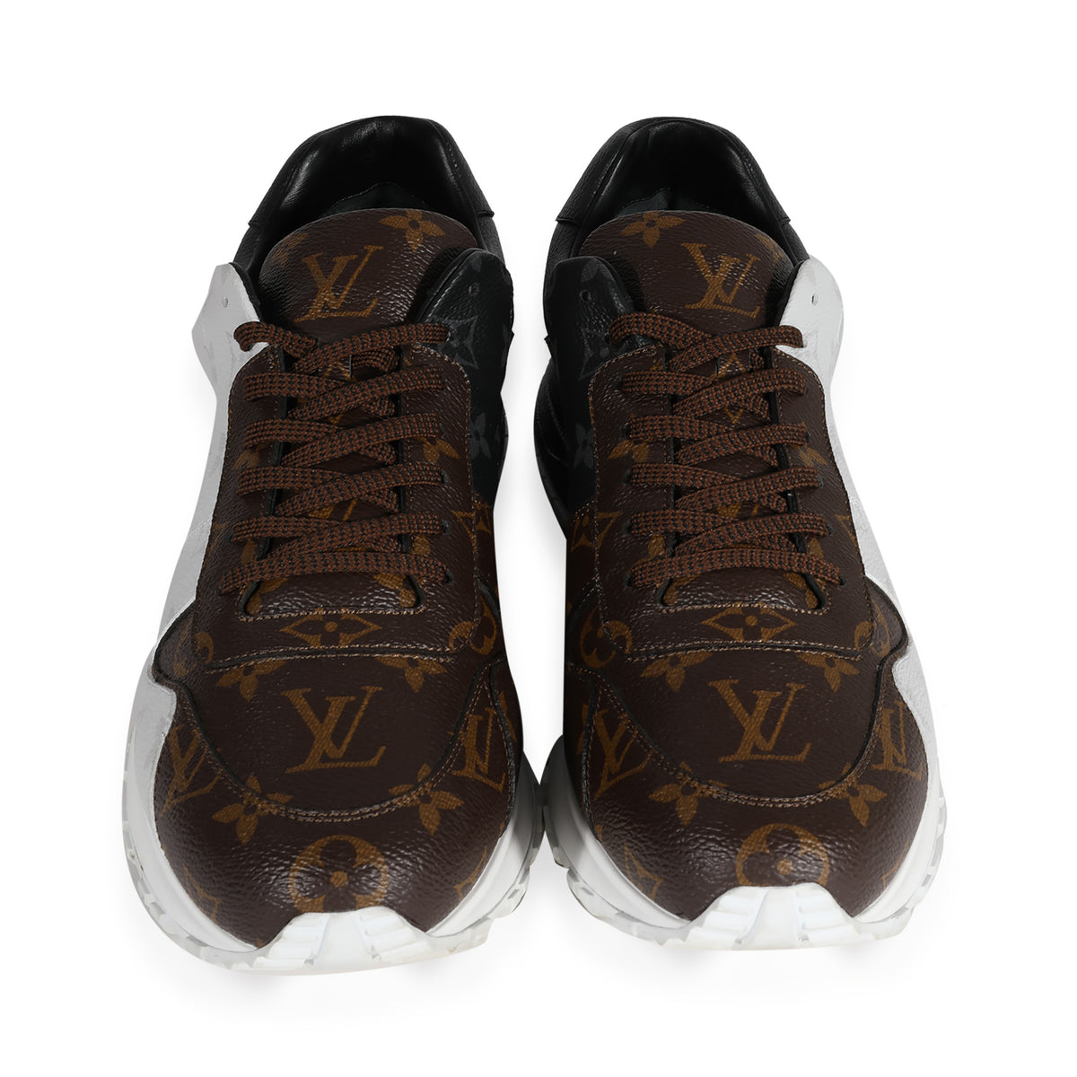 Louis Vuitton Tri-Color Monogram Canvas Run Away Sneakers Size
