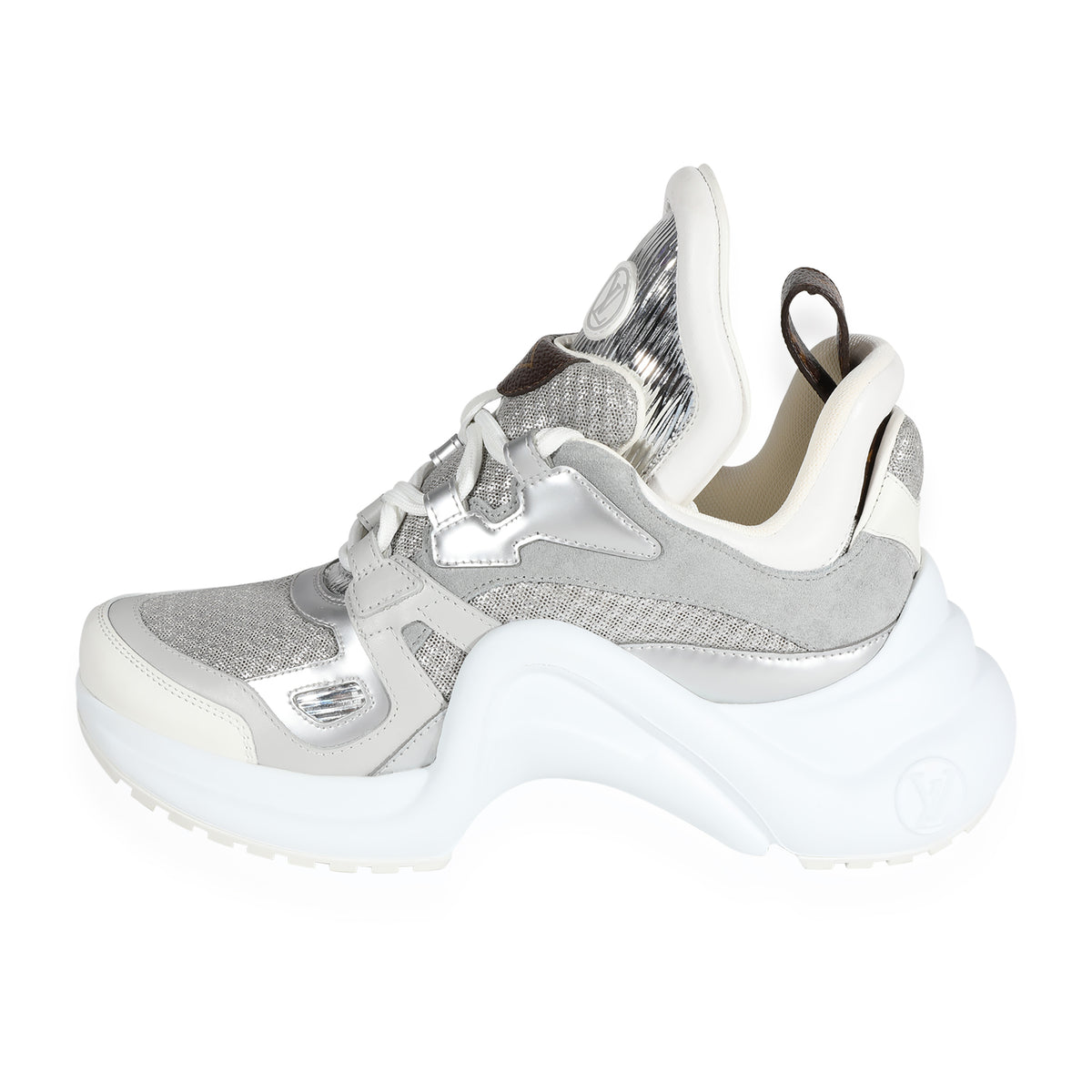Louis Vuitton White Leather LV Trainer Sneaker, myGemma
