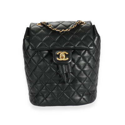 Chanel Black Quilted Lambskin Small Urban Spirit Backpack