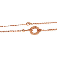 Cartier Love Diamond Necklace in 18k Rose Gold 0.03 CTW