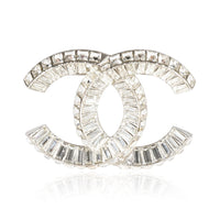 Chanel CC Baguette Crystal Brooch