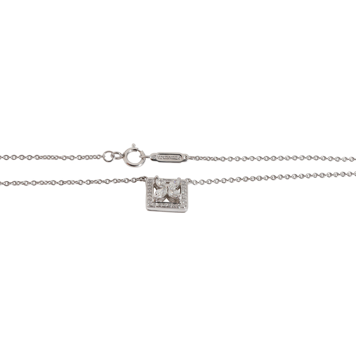 Tiffany & Co. Victoria Diamond Pendant in Platinum 0.4 CTW