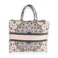 Dior Multicolor Embroidery KaleiDiorscopic Large Book Tote