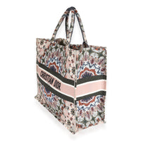 Dior Multicolor Embroidery KaleiDiorscopic Large Book Tote