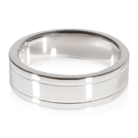 Tiffany & Co. Tiffany Together Essential Milgrain Band Ring in Platinum