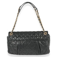 Chanel Black Quilted Iridescent Calfskin Chic Quilt Flap Bag