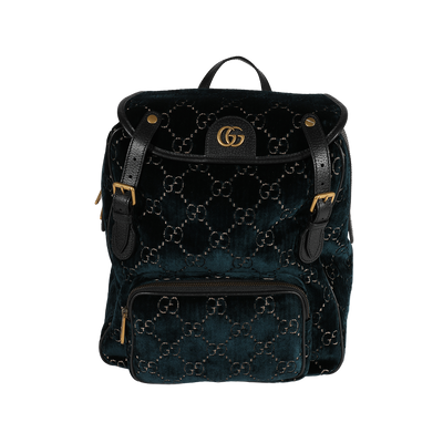 Gg velvet backpack hot sale