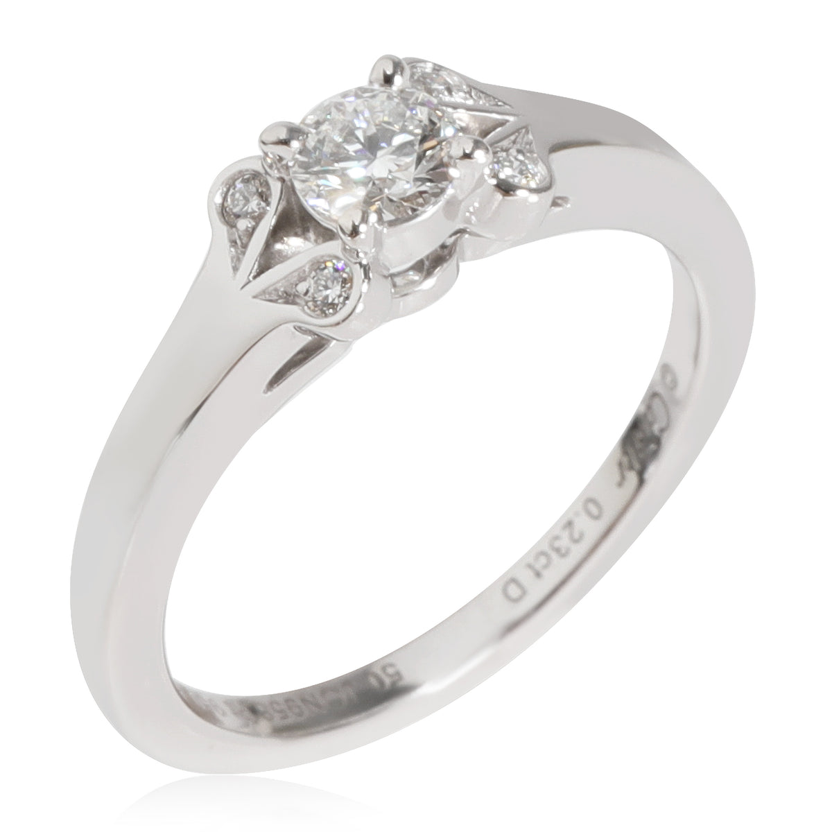 Cartier Ballerine  Diamond Engagement Ring in 950 Platinum D VS1 0.26 CTW