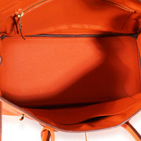 Hermès Orange Togo Birkin 30 GHW