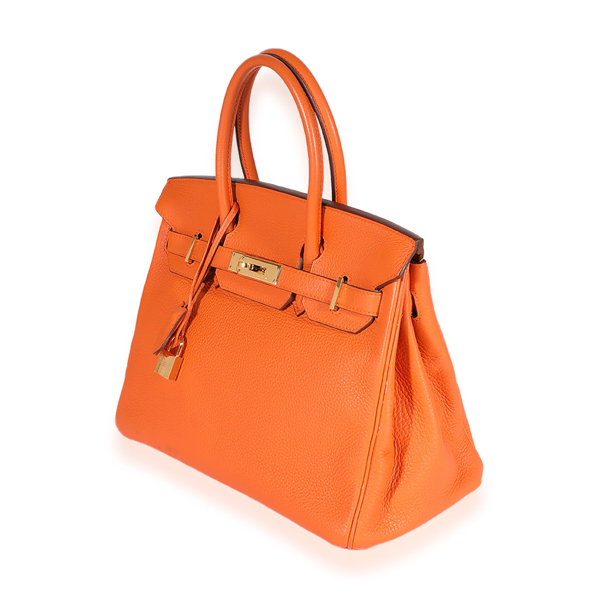 Hermès Orange Togo Birkin 30 GHW