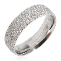 Tiffany & Co. Metro Diamond 5-Row Wedding Band in 18k White Gold 0.9 CTW