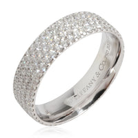 Tiffany & Co. Metro Diamond 5-Row Wedding Band in 18k White Gold 0.9 CTW