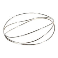 Tiffany & Co. Elsa Peretti 3 Row Wave Bracelet in 925 Sterling Silver