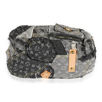 Louis Vuitton Gray Monogram Denim Patchwork Bowly Bag