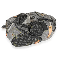 Louis Vuitton Blue Denim Monogram Patchwork Neverfull MM, myGemma