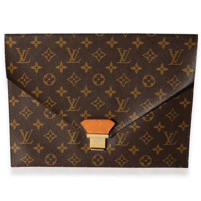 Louis Vuitton Vintage Monogram Canvas Envelope Clutch