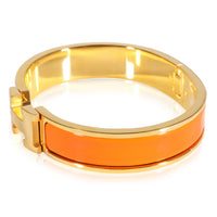 Hermès Clic H Bracelet in Orange