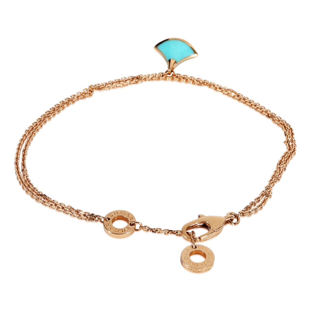 Bvlgari Diva's Dream Bracelet With Turquoise in 18K Rose Gold