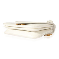 Bottega Veneta White Smooth Leather Mount Bag