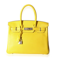 Hermès Jaune De Naples Novillo Birkin 30 PHW