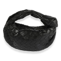 Bottega Veneta Black Intrecciato Leather Mini Jodie