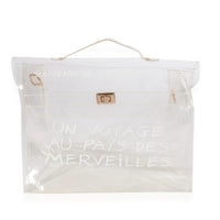 Hermès Clear Vinyl Souvenir De LExposition Kelly Bag