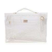 Hermès Clear Vinyl Souvenir De LExposition Kelly Bag