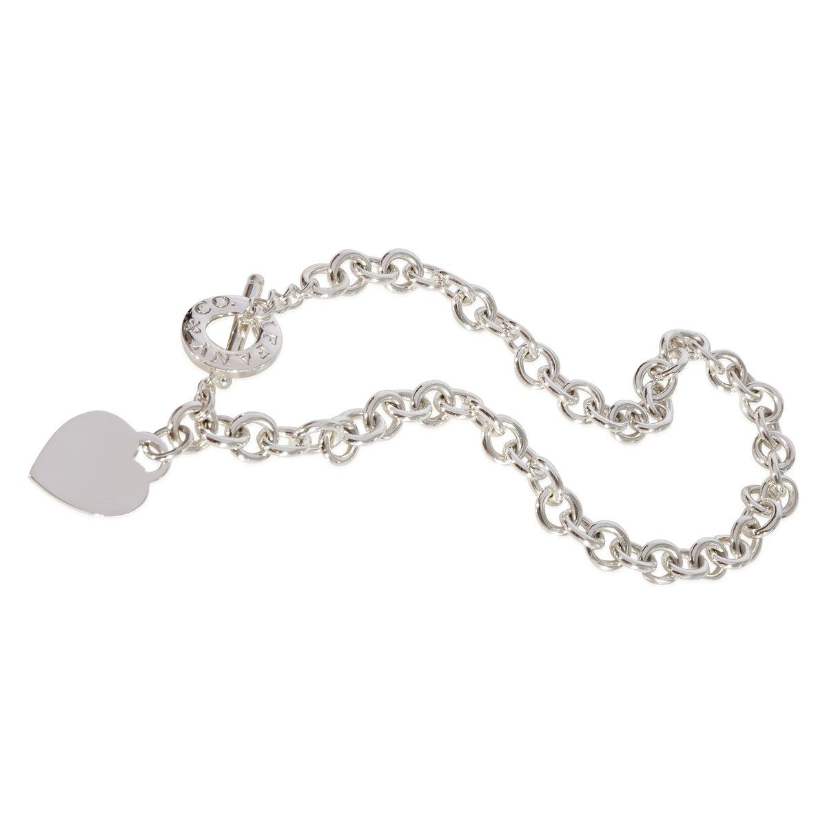 Tiffany & Co. Heart Toggle Necklace in Sterling Silver