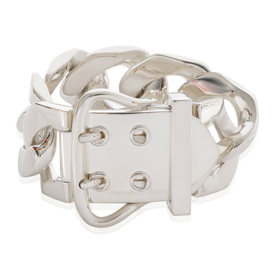 Hermès Large Buckle Bracelet in Sterling Silver