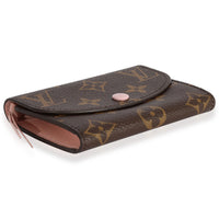 Monogram Canvas & Rose Ballerine Rosalie Wallet